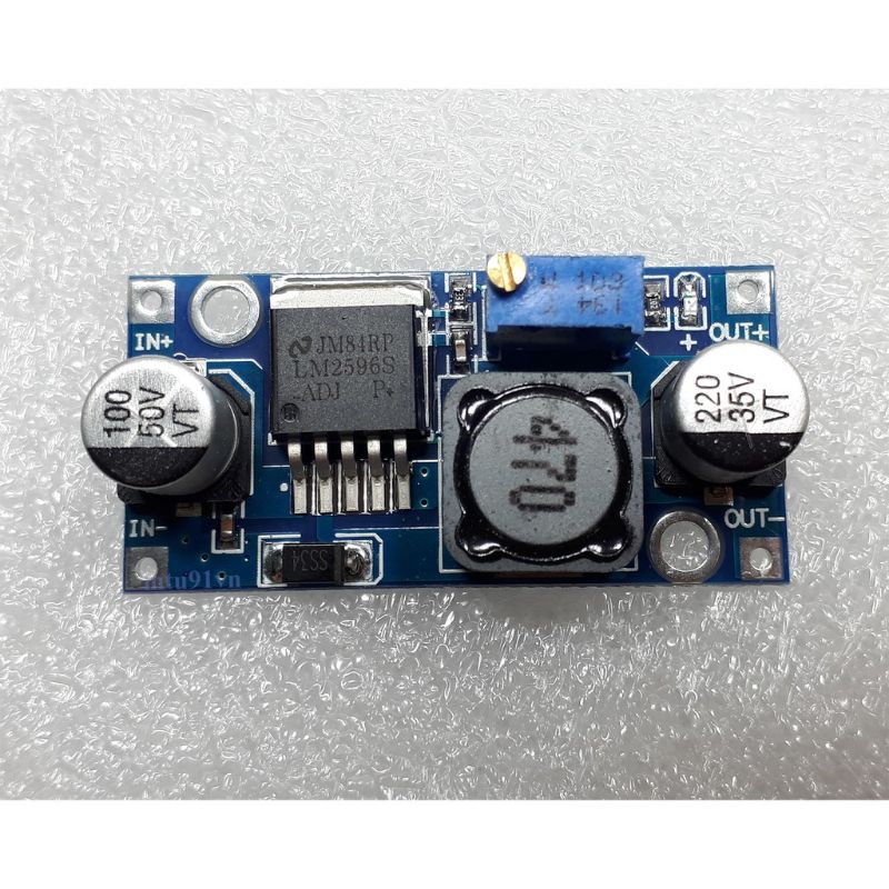 Mạch hạ áp giảm áp Buck DC-DC LM2596 3A ( Vào 3.5-35VDC - Ra 1.5-30VDC )