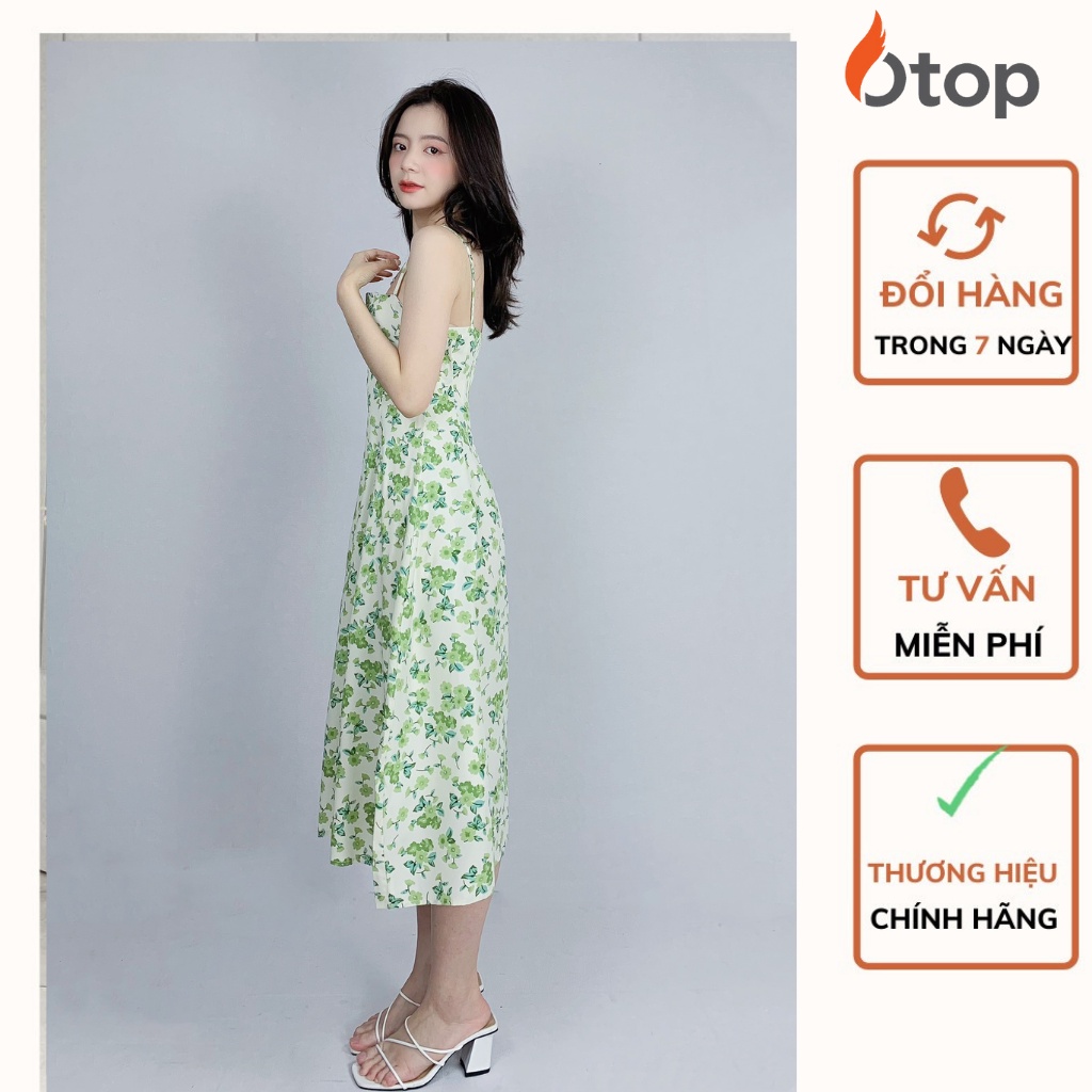 Váy 2 Dây Hoa Nhí Chiết Ly Ngực MUỐI