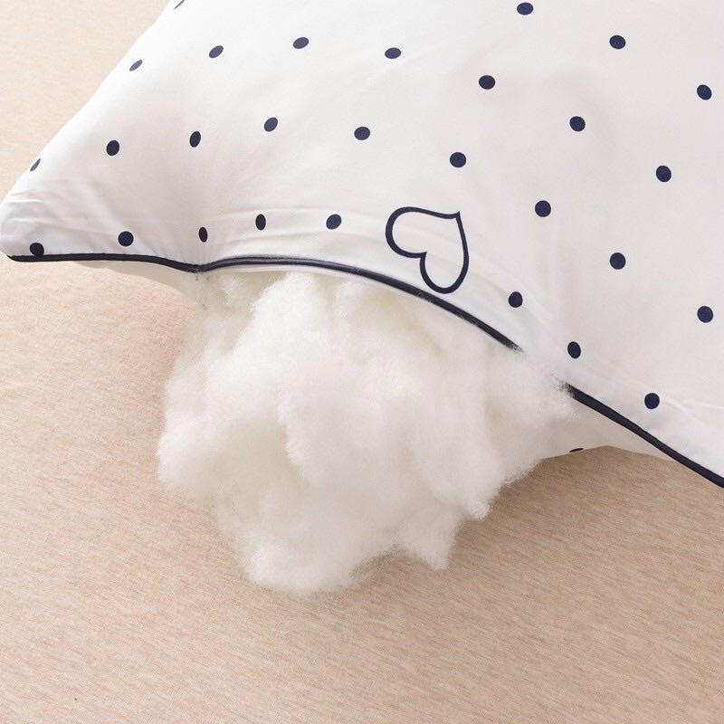 Ruột gối ngủ Khách Sạn Hilton Cao Cấp Bông Gòn Hạt Kháng Khuẩn Cotton MỚI