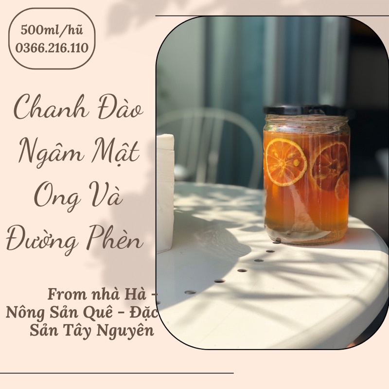 Chanh Đào Ngâm Mật Ong và Đường Phèn_ĐĂK NÔNG