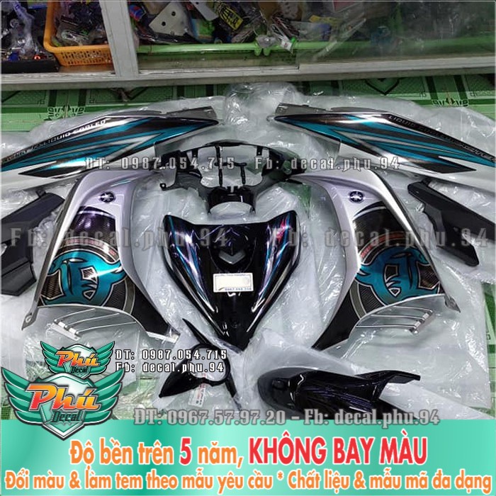 Tem rời Candy LC 135 Bạc đen 2 -1