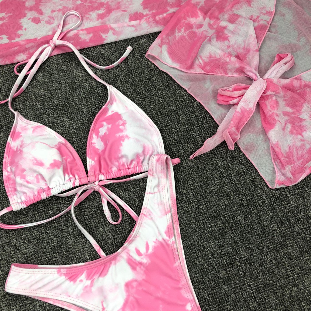 [Mã FACBGO245 giảm 10K đơn bất kì] Bikini Cột Dây + Áo Tay Dài Thiết Kế Quyến Rũ Cho Nữ | BigBuy360 - bigbuy360.vn