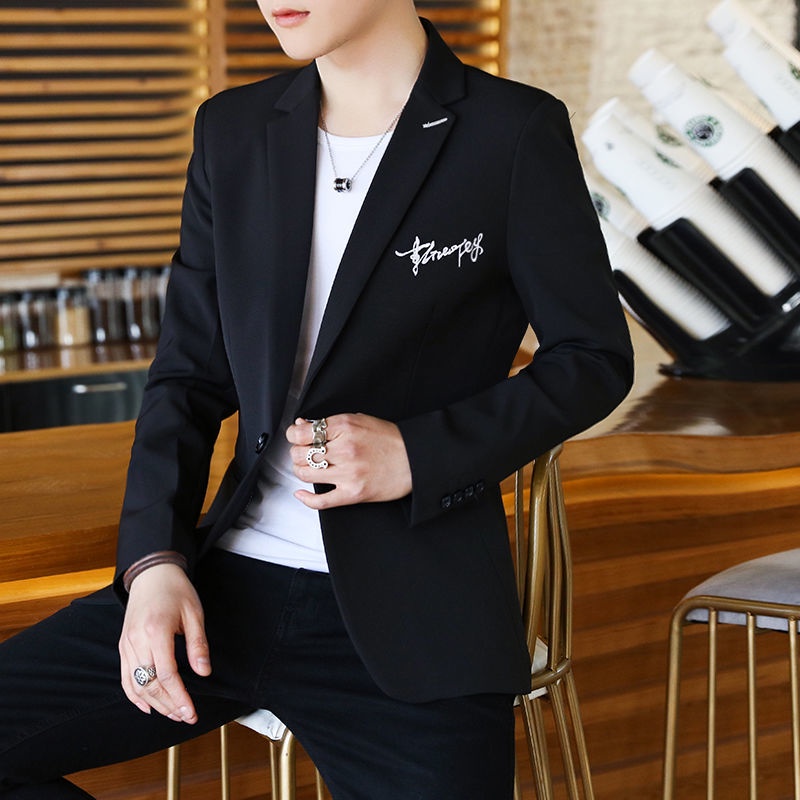 # Áo Khoác Nam# Áo Khoác Vest Lịch Lãm Trẻ Trung Phong Cách Xuân Thu Cho Nam# Áo Vest Dáng Ôm Phong Cách Hàn Quốc Thời Trang Xuân Thu Cho Nam