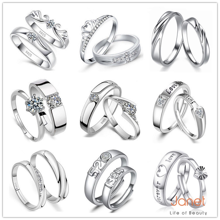 Nhẫn Cặp/Nhẫn/Vòng Tay Cầu Hôn/Quà Tặng Lễ Tình Nhân JT