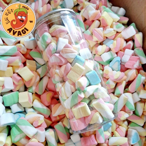 Kẹo Bông MARSHMALLOW Sữa Gòn Thái 250g đồ ăn vặt AVAGI