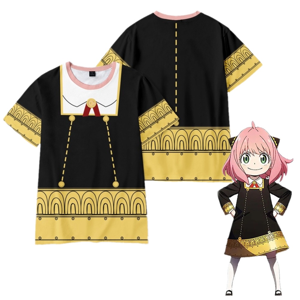 Áo Thun In Hình Anime SPY X FAMILY Anya Forger Cho Bé Trai / Gái