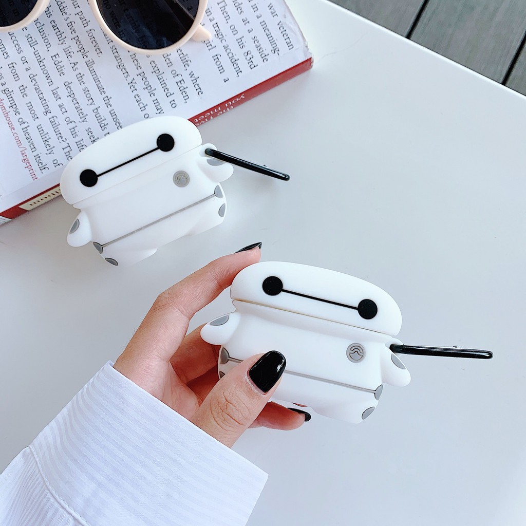 Vỏ bảo vệ hộp sạc tai nghe airpods nhân vật hoạt hình