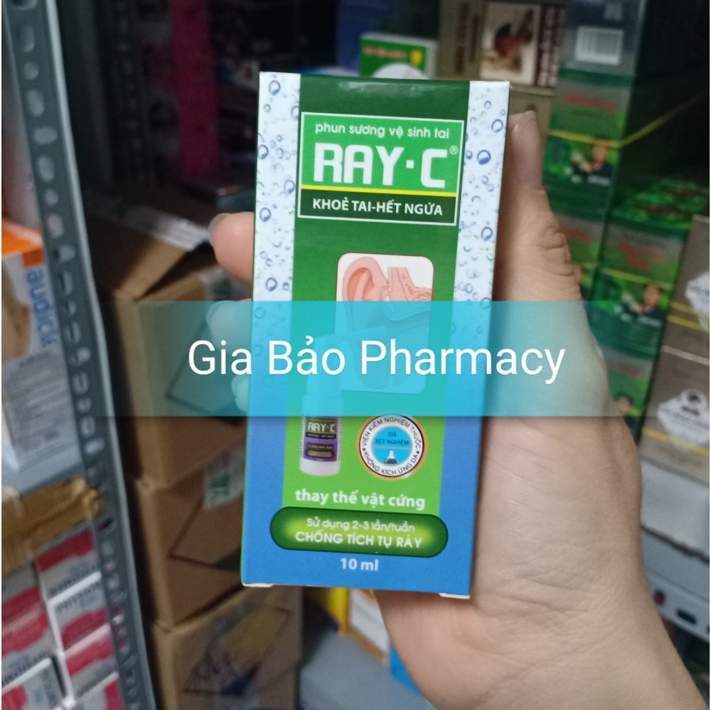XỊT RÁY TAI RAY-C 10ML