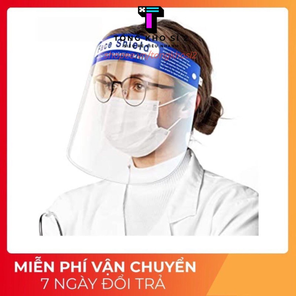 PVN17289 Tấm che mặt phòng dịch, kính chống giọt bắn y tế faceshield.Giá xưởng Kính Chống T2