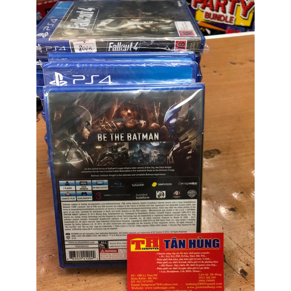 Đĩa Game Ps4 Batman Arkham Knight