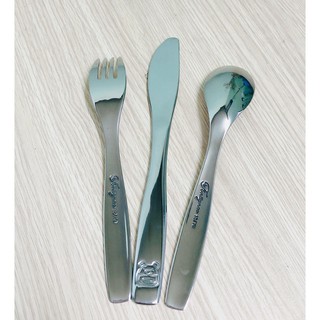 Bộ sản phẩm Dao Muỗng Nĩa dành cho trẻ em - Hiệu Fontignac - Thép 304