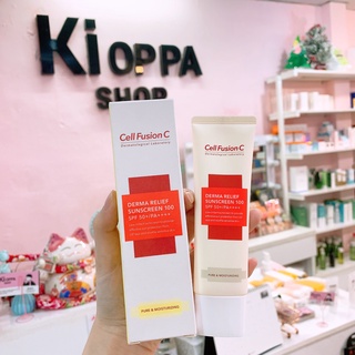 Kem chống nắng dành cho da siêu nhạy cảm Cell Fusion C Derma Relief Sunscreen 100 SPF50+ PA++++