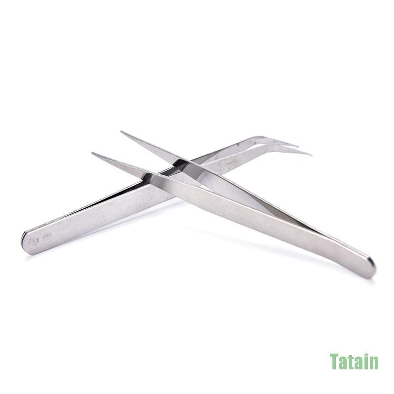 Set 2 nhíp gắp bằng thép không gỉ tiện lợi