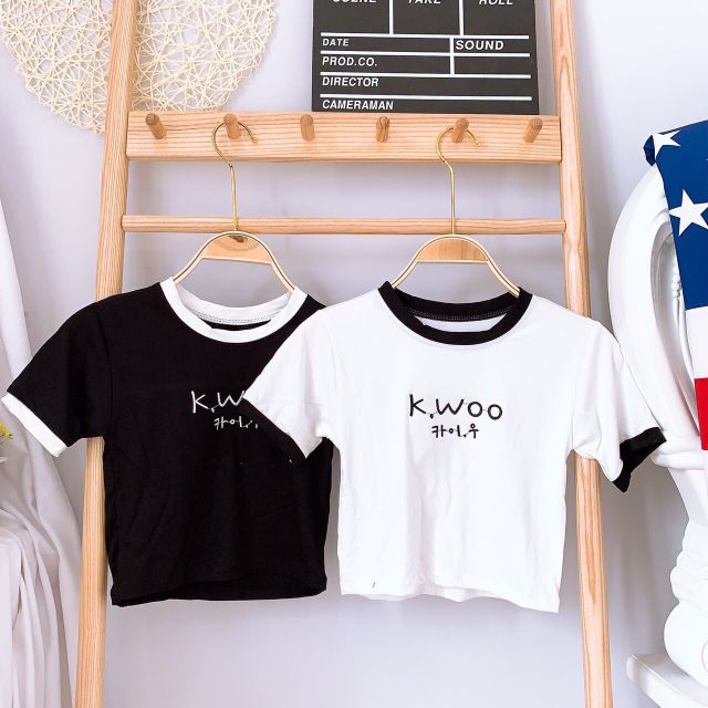 Áo croptop nữ, áo thun nữ viền cổ mềm mát