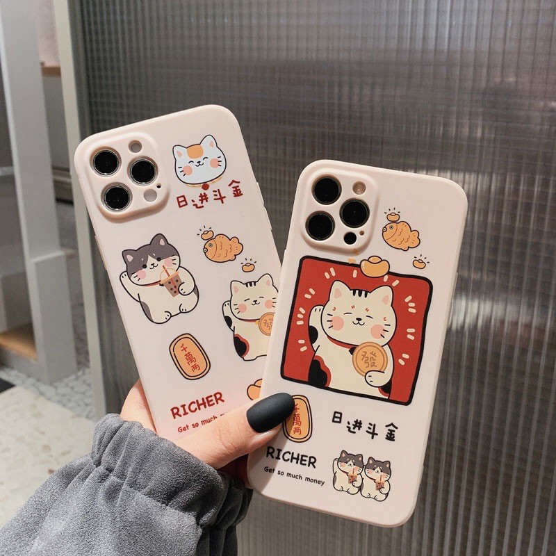 Ốp lưng iphone Mèo may mắn cổ xưa N31 | BigBuy360 - bigbuy360.vn
