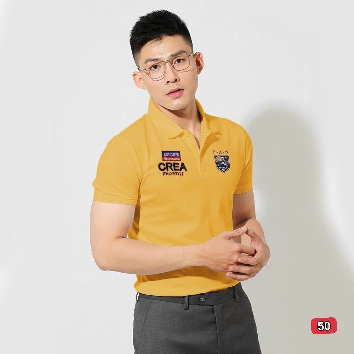 Áo thun nam ngắn tay cổ bẻ họa tiết cao cấp-chất thun cotton co dãn,mát-chuẫn shop TUẤNKIỆT Store8888 NM6