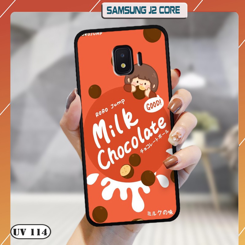 Ốp lưng điện thoại Samsung Galaxy J2 Core - lưng nhám viền dẻo