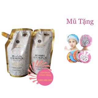 HẤP TÁI SINH VALENTION BIO HAIR COLLAGEN 2X 500ML - TẶNG MŨ HẤP TÓC