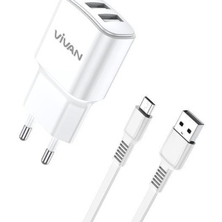 Củ Sạc Nhanh Hai Cổng USB 3.1A Vivan VP01