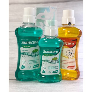 Nước súc miệng Sumicare - Diệt khuẩn - Giữ hơi thở thơm mát