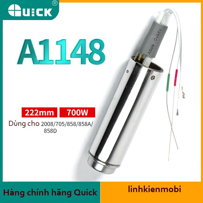 Ruột, lõi nhiệt, sợi đốt Quick A1148 thay thế cho khò 2008 858 858D 705 715