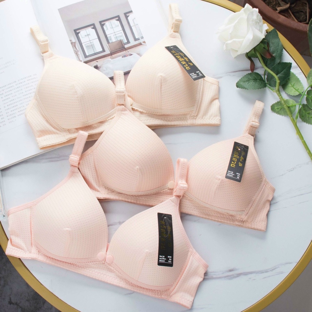 Áo lót cho bà bầu Áo ngực cho con bú thông hơi không gọng nâng ngực AOBAU01