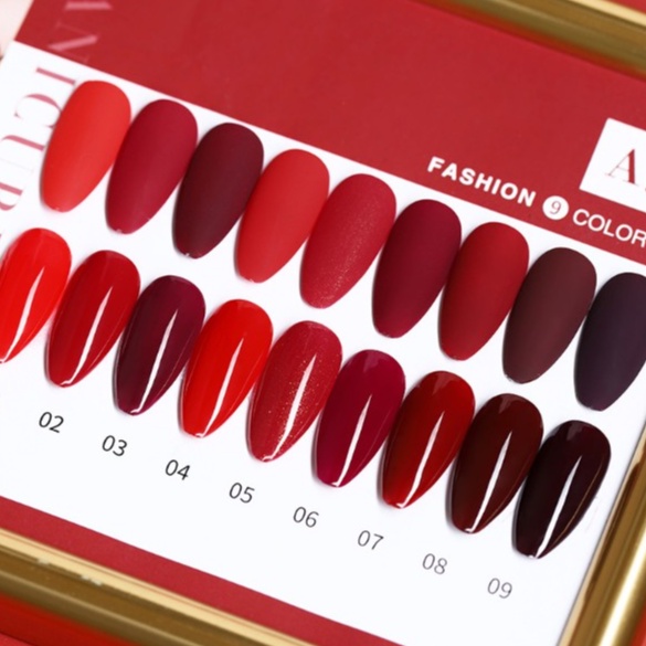 Sơn Gel AS RED| Mã AJN | Đỏ Cổ Điển