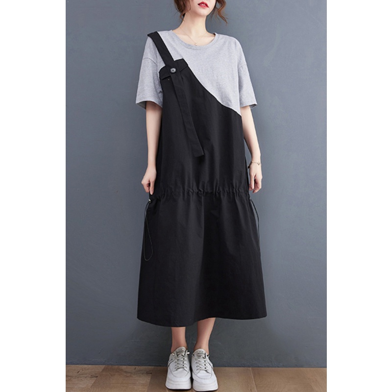 A308 váy bigsize freesize cách điệu váy yếm thời trang cá tính trẻ trung mẫu mới