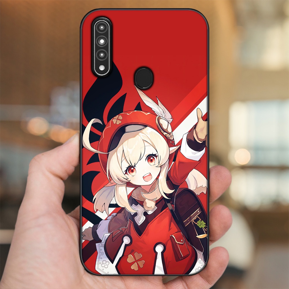 Ốp lưng Oppo A31, A8 viền đen in hình Klee Genshin Impact