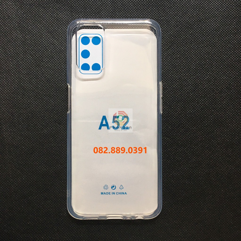 Ốp lưng Oppo A52 ốp trong siêu dẻo