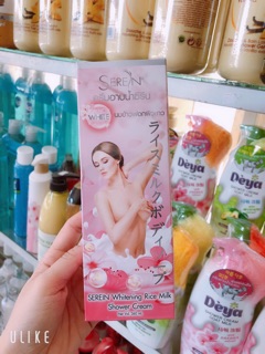 Sữa tắm trắng seren