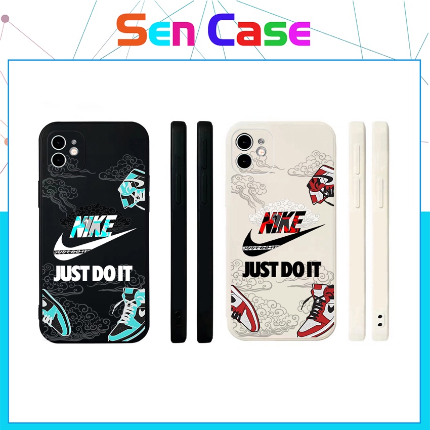 Ốp Lưng Iphone Cạnh Vuông Just.Do.it , BVC , BVC Iph6/6plus/6s/6splus/7/7plus/8/8plus/x/xs/11/12/pro/13/promax- Sencase