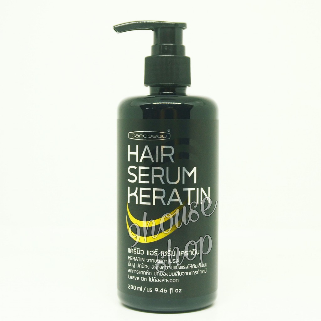 01 Serum dưỡng tóc Carebeau Hair Serum Keratin Thái Lan 280ml (CHAI ĐEN CÓ VÒI)