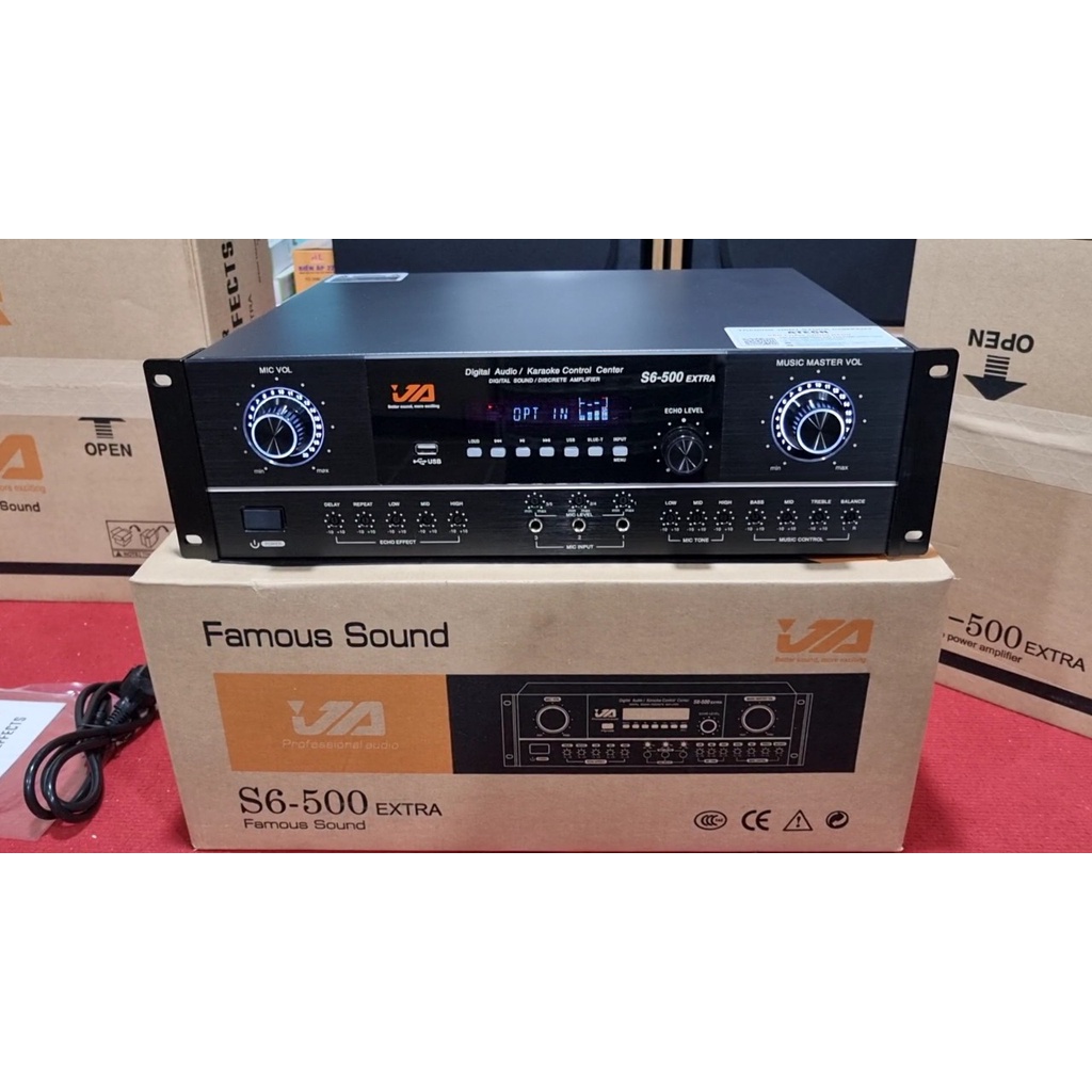 Amply Đẩy liền vang JA S6-500 EXTRA chính hãng