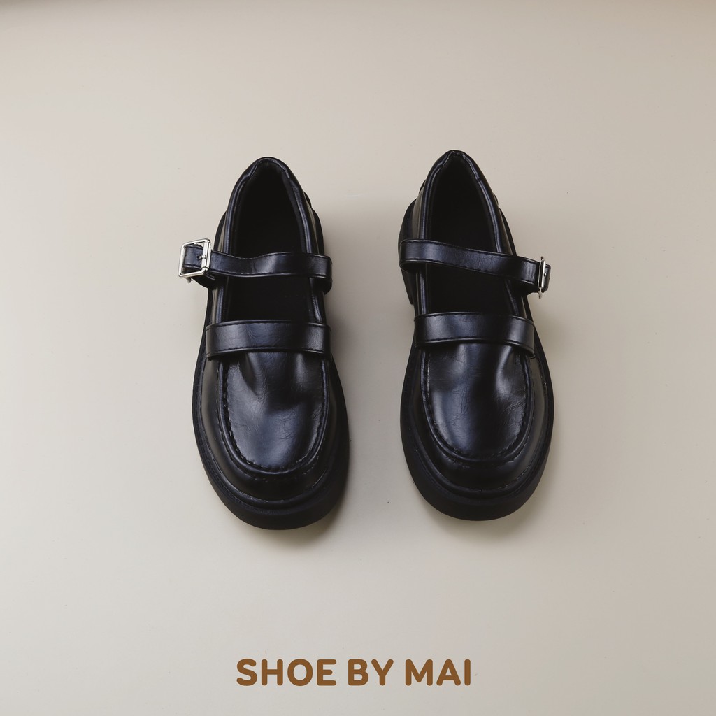 Giày nữ ulzzag nữ quai cài  M319 SHOEBYMAI