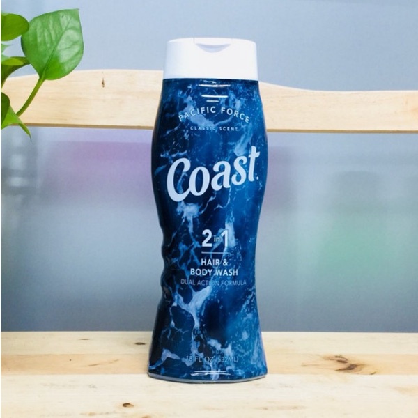Sữa Tắm Gội Coast Mỹ 2in1 Hair And Body Cho Nam Chai 532ml - 946ml Hàng Nhập Mỹ Làm Sạch Cơ Thể Cung Cấp Độ Ẩm Cho Da Hư