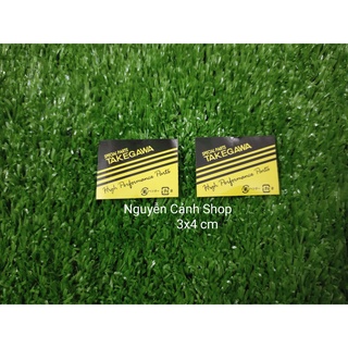2 Tem decal takegawa 3x4cm dán xe máy