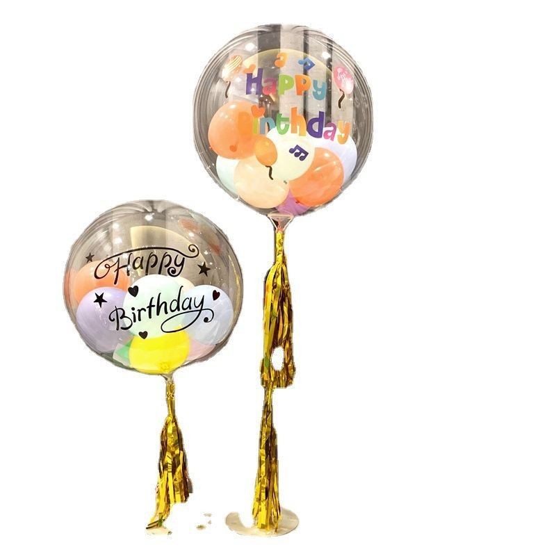 DISNEY Miếng Dán Bong Bóng Trong Suốt 20 Inch Hình Mickey / Spiderman Trang Trí Tiệc Cưới / Sinh Nhật / Lễ Tình Nhân