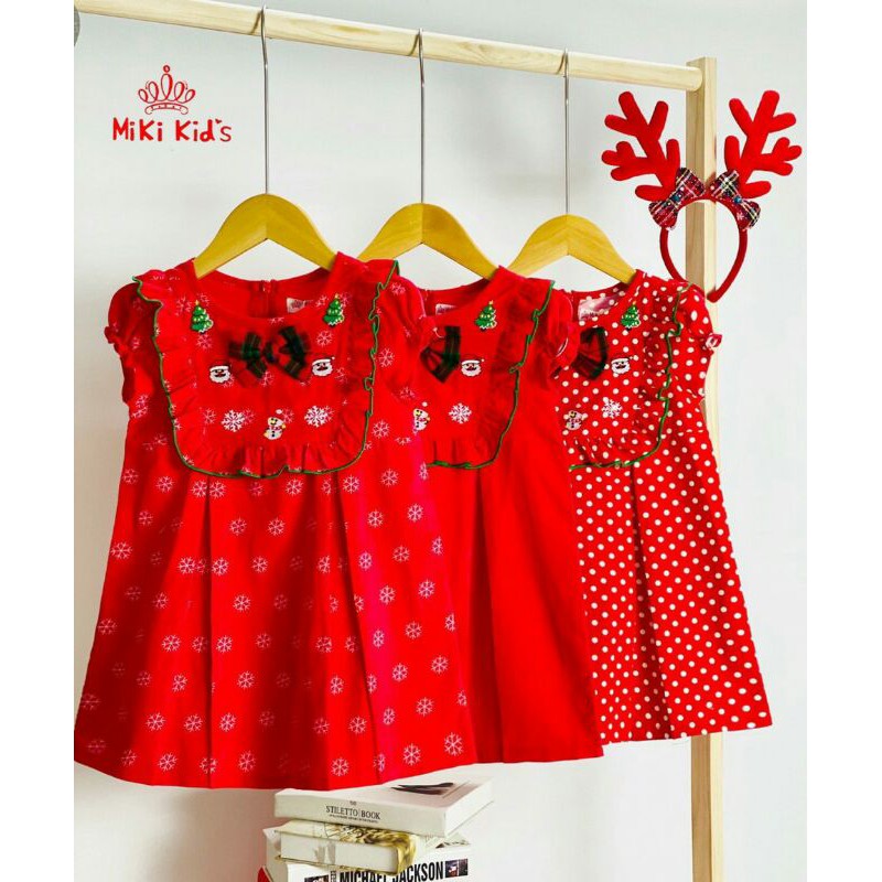 🌲Merry Chrimas Đầm nhung bé gái, Sale! Sale