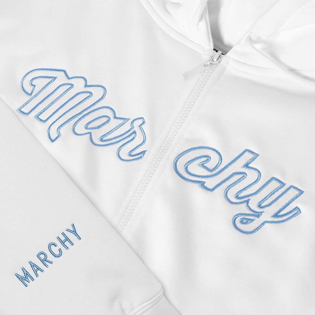 MARCHY - Zip-up Hoodie - Áo khoác dây kéo NoBrandFelt