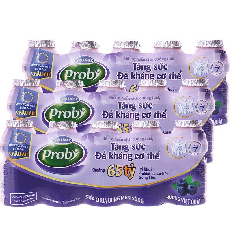 Sữa Chua Vinamilk Probi Hương Việt Quốc (Lốc)