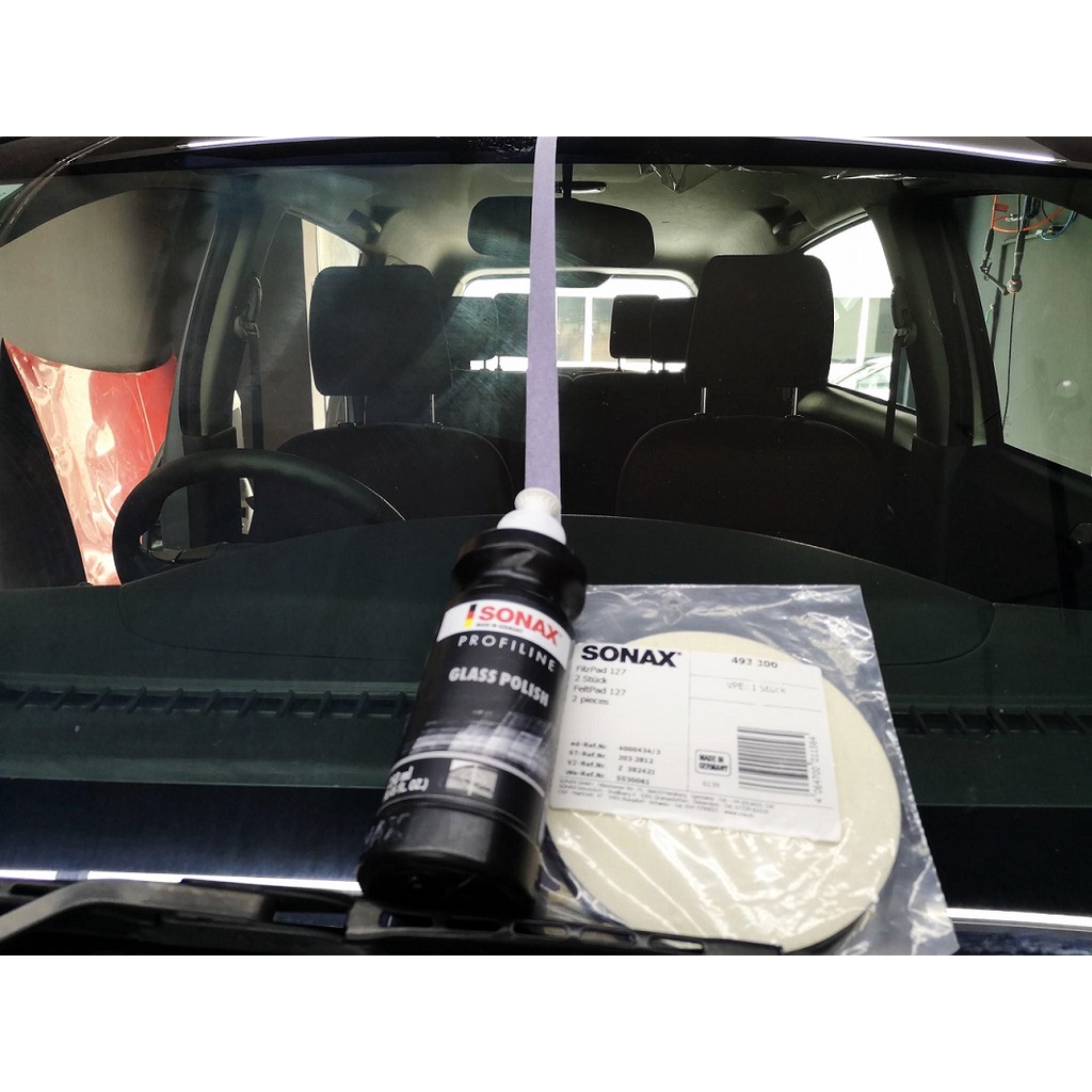 Phớt nỉ Đánh Bóng Xóa Xước Làm Trong Kính Ô Tô Sonax Felt Pad 127mm