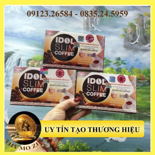 Cà phê hòa tan,cafe idol slim-idol slim coffee - Mẫu Cũ S.Manh -1 hộp 10 gói x 15g