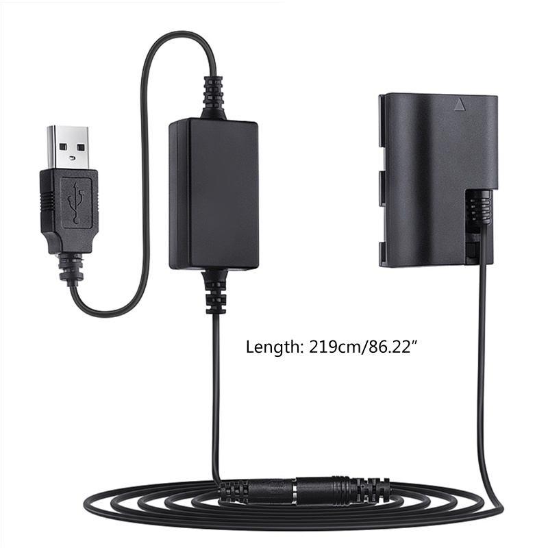 Pin Sạc WU USB Sang DR E6 ACK-E6 Cho 6D 7D 60D 60D 70D 80D 5D Mark Iiii 5D2 5D3