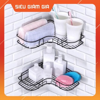 Kệ đựng bàn chải , sữa tắm, dụng cụ nhà tắm thông minh dán tường hút chân không chắc chắn