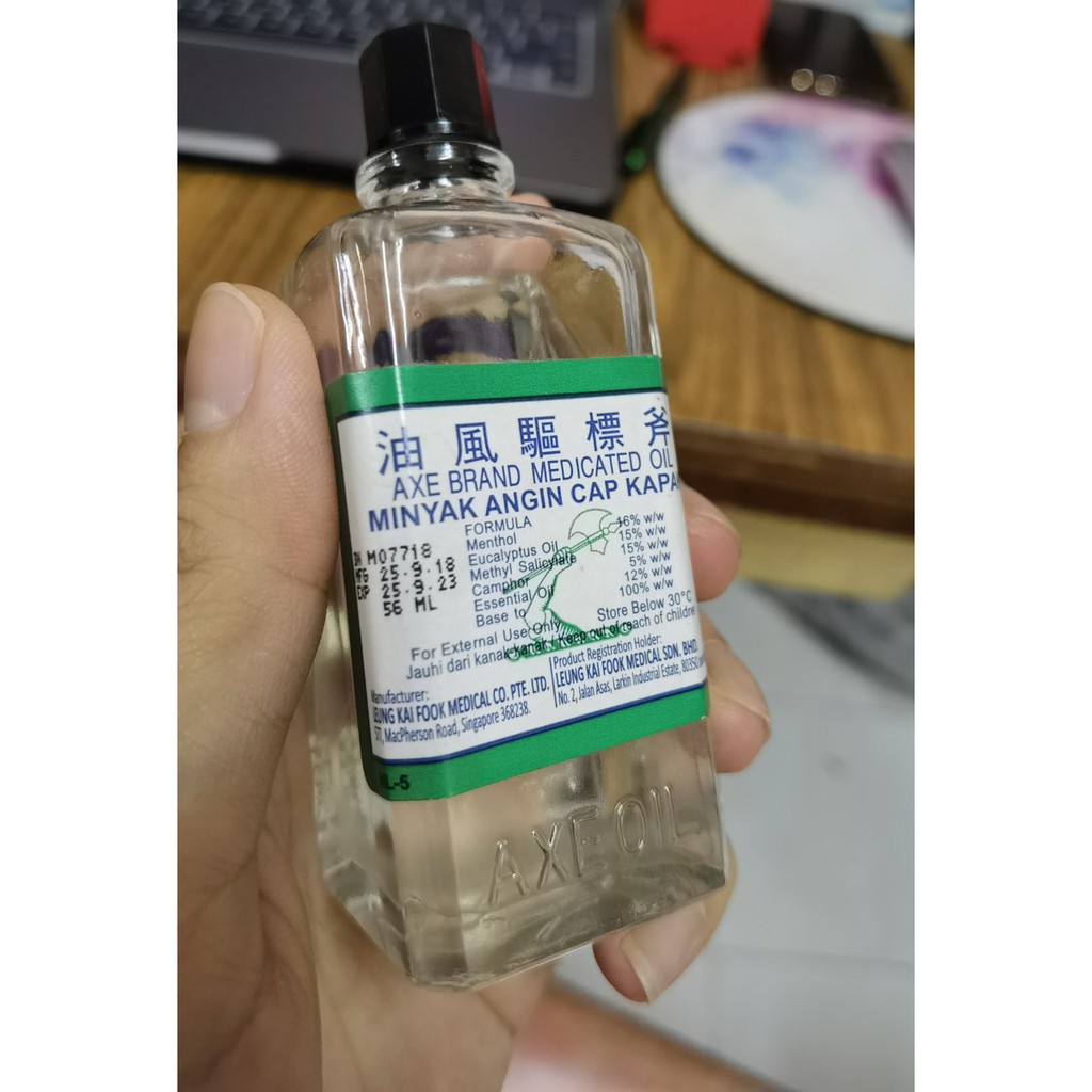 Dầu Nóng Xoa Bóp 🇲🇾MALAYSIA🇲🇾Hỗ Trợ Xương Khớp AXE BRAND Cây Búa Trắng CHÍNH HÃNG