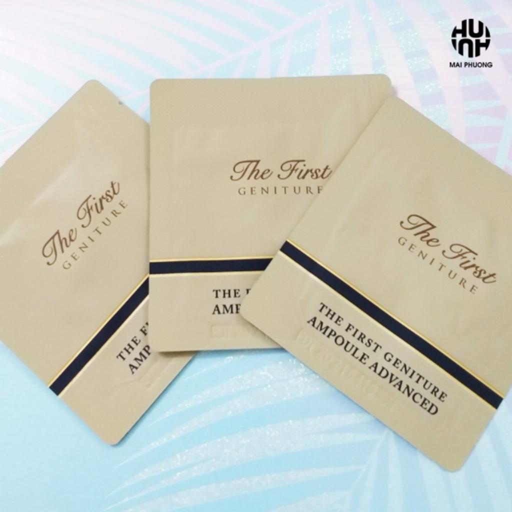 Gói tinh chất vàng tái sinh, phục hồi da hư tổn Ohui The first - The First Ampoule Advanced