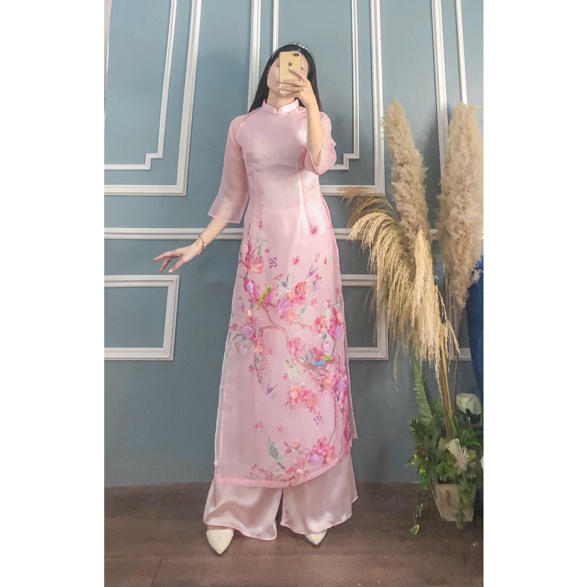 ÁO DÀI HỒNG OANH CÓ QUẦN