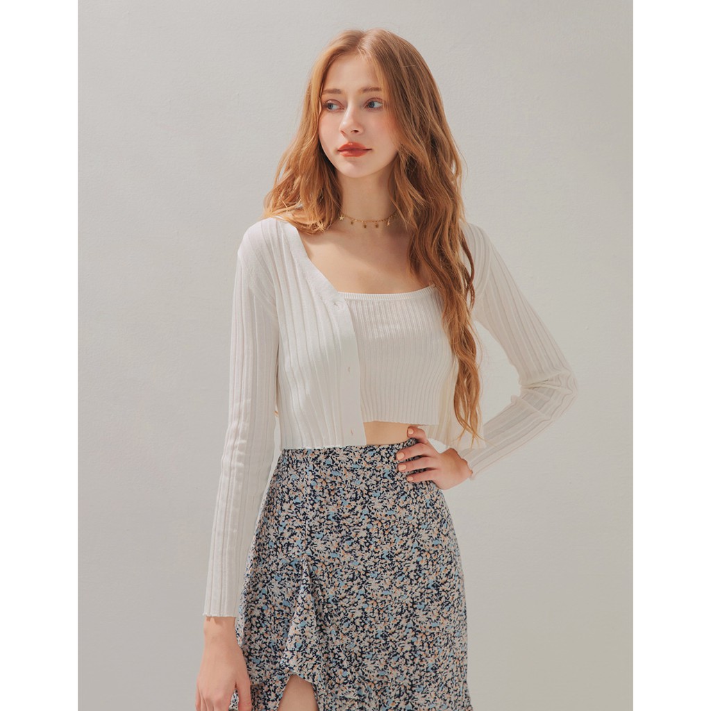 Set áo len 2 dây kèm áo khoác nữ Air Space 2040127007 | BigBuy360 - bigbuy360.vn