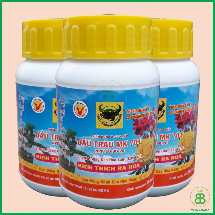 Phân Bón Đầu Trâu 701 Kích Thích Ra Hoa 100Gr